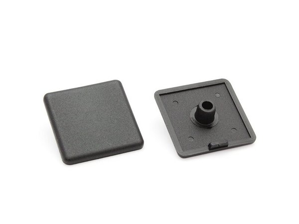 Profilabdeckkappe 45x45 B-Typ Nut 10 Kappendicke:  4mm Material: Kunststoff PA schwarz